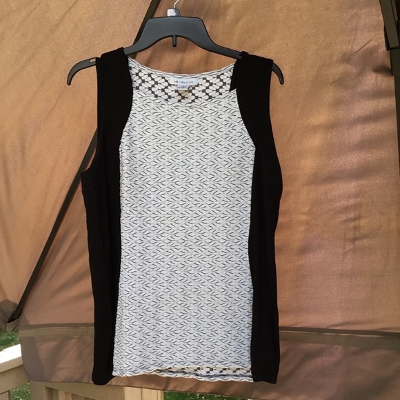 LIZ Claiborne black white large Tank - Picture 10 of 16